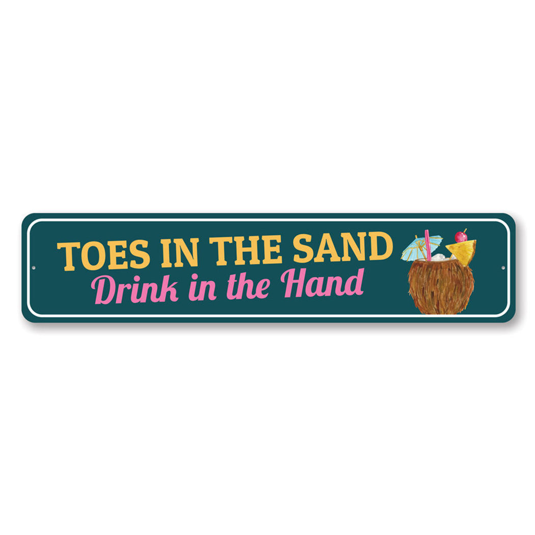 Toes in the Sand Sign