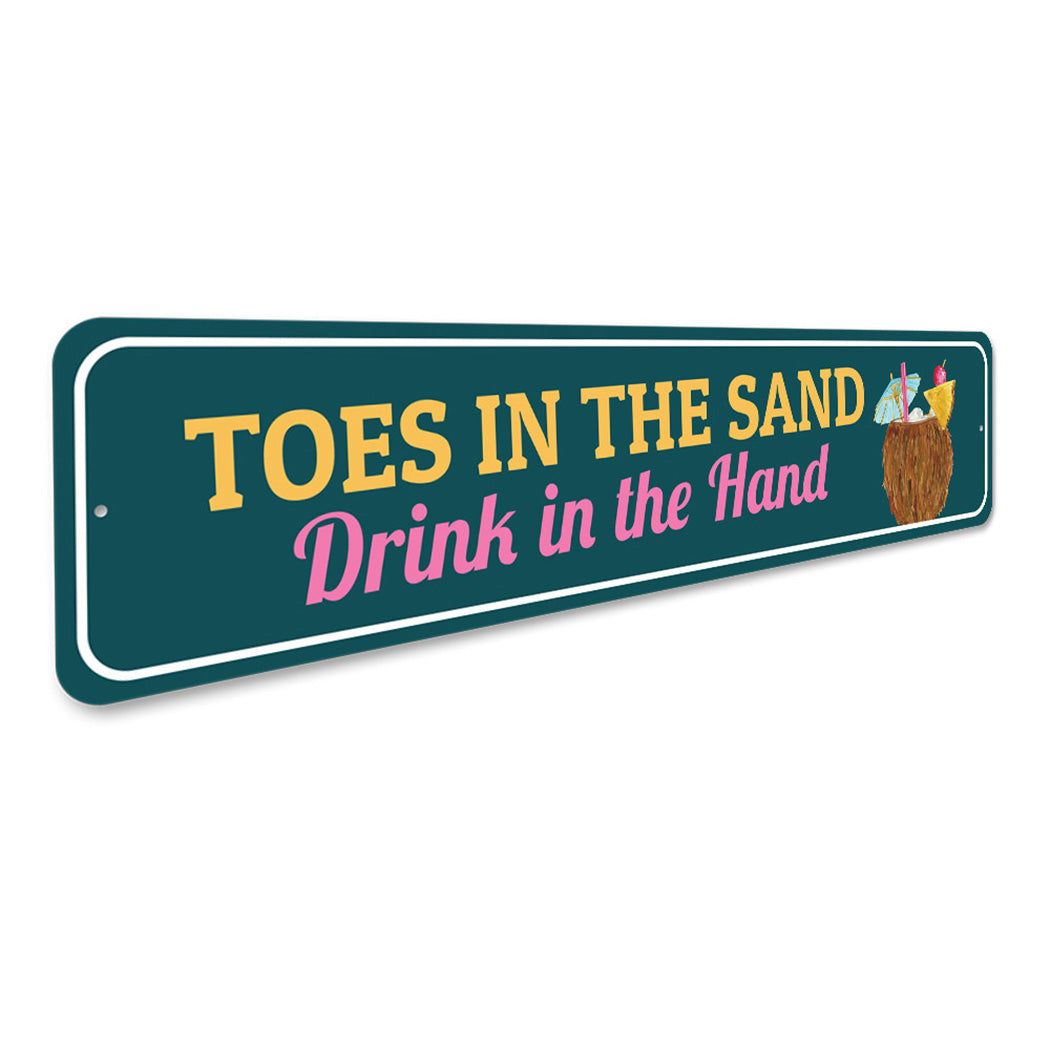 Toes in the Sand Sign