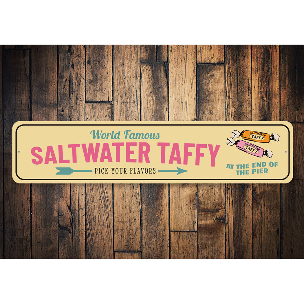 World Famous Saltwater Taffy Sign