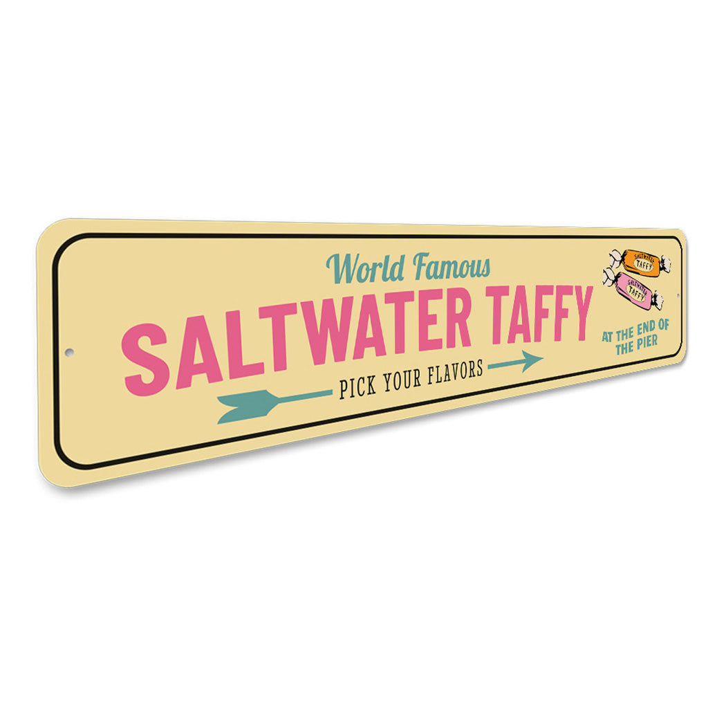 World Famous Saltwater Taffy Sign