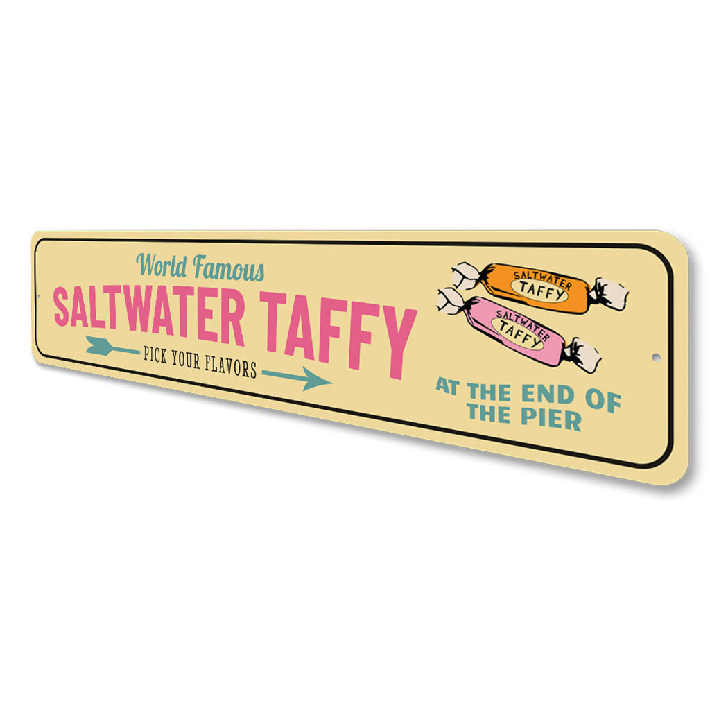 World Famous Saltwater Taffy Sign