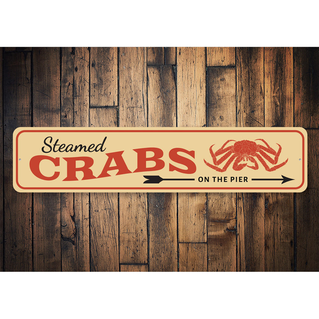 Steamed Crabs Sign