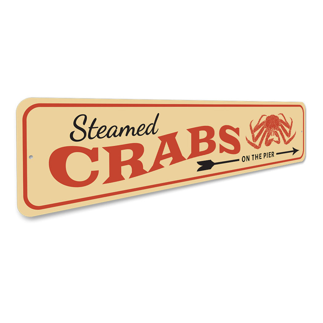 Steamed Crabs Sign