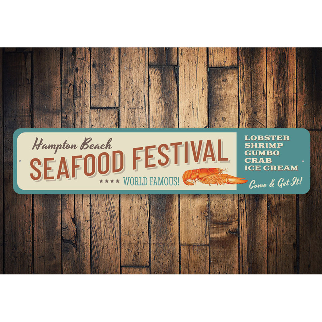 Seafood Festival Sign