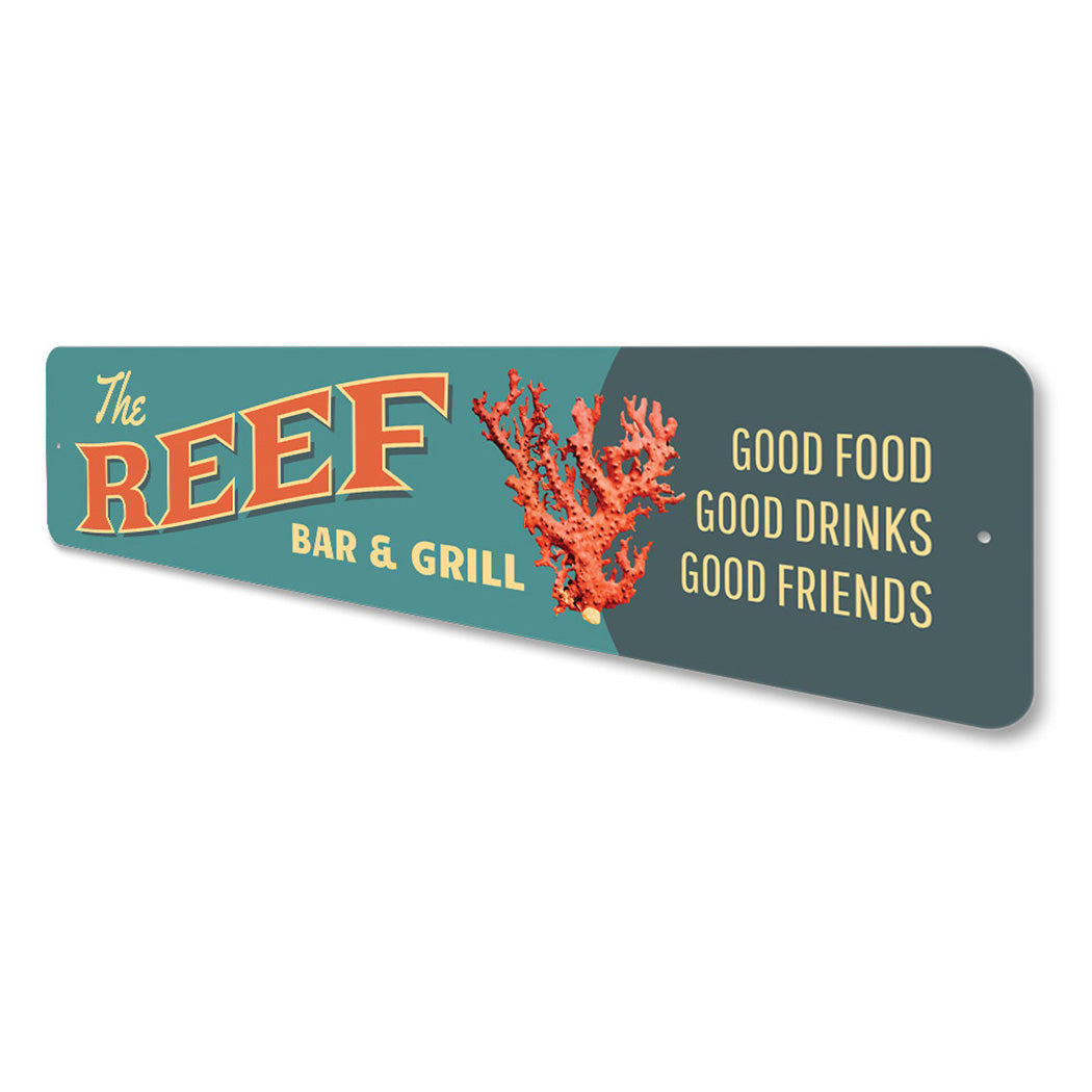 Reef Bar and Grill Sign