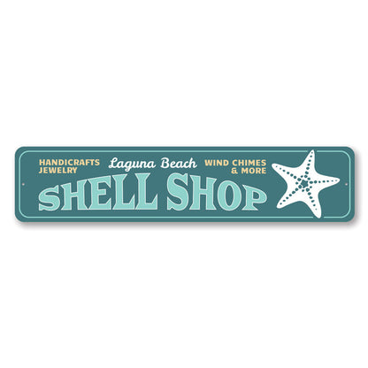 Shell Shop Metal Sign
