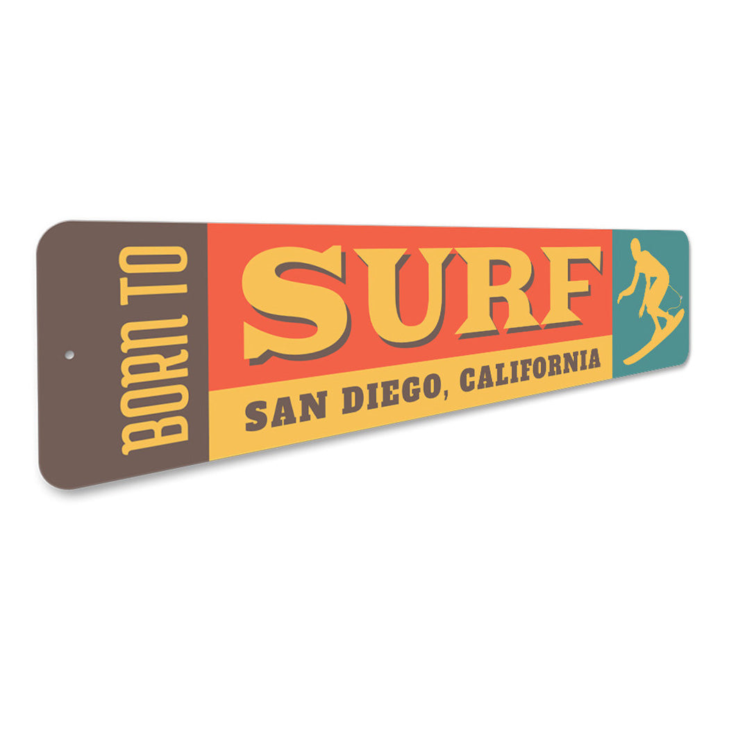 Born to Surf Sign