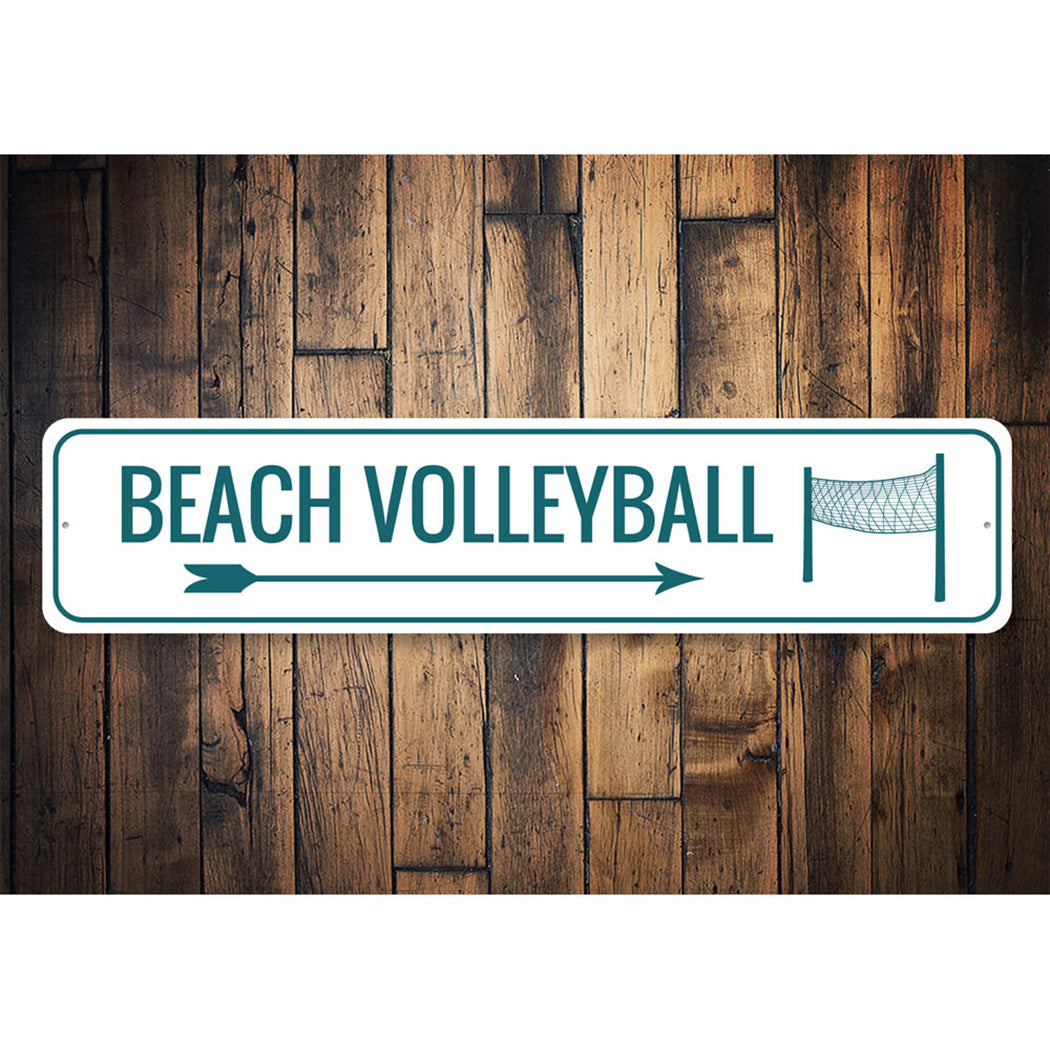 Beach Volleyball Area Sign