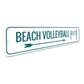 Beach Volleyball Area Sign