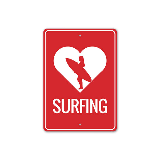 Love Surfing Sign