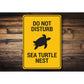 Sea Turtle Nest Sign