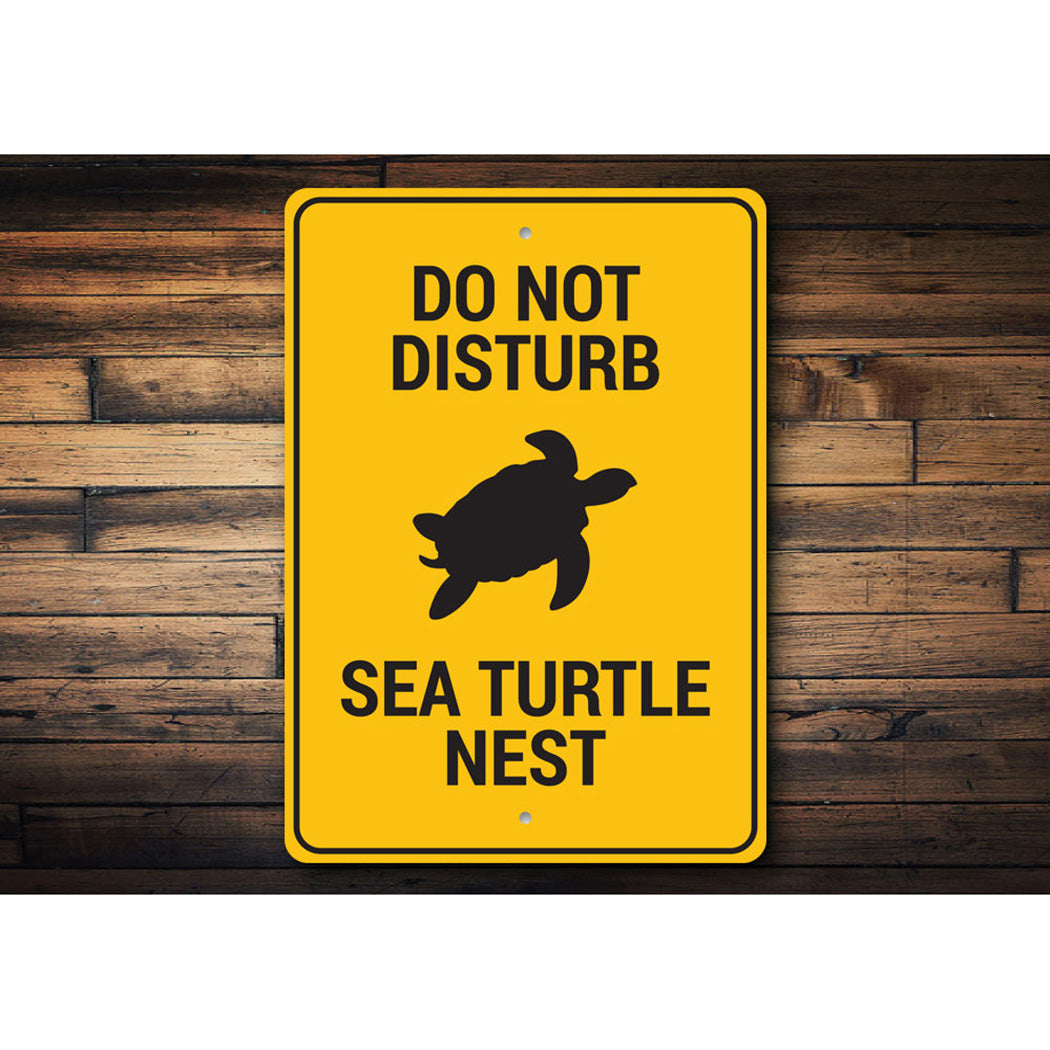 Sea Turtle Nest Sign