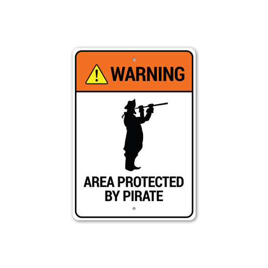 Pirate Warning Sign