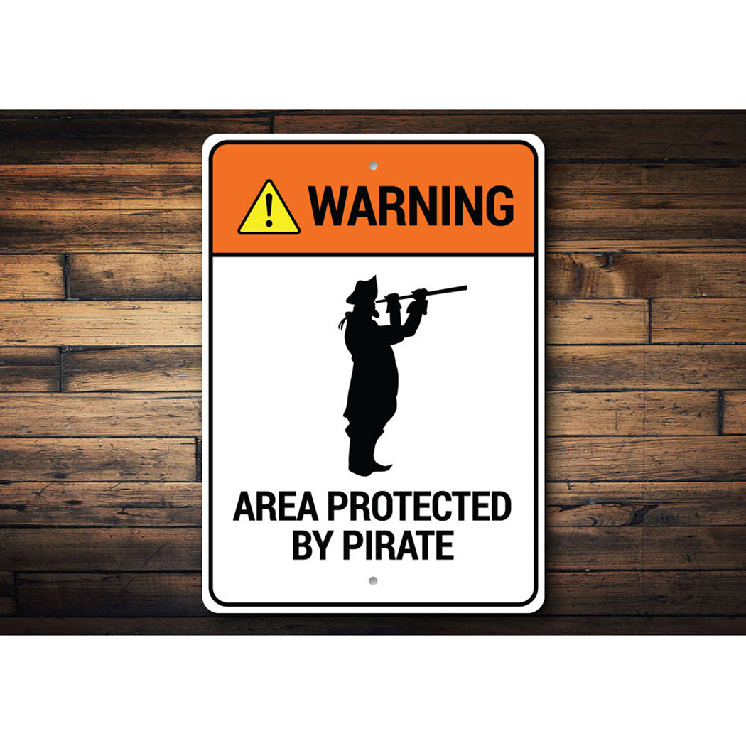 Pirate Warning Sign