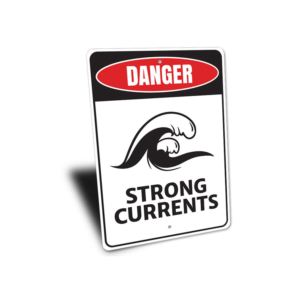 Strong Currents Danger Sign