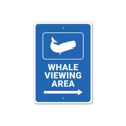 Whale Viewing Area Sign