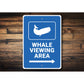Whale Viewing Area Sign