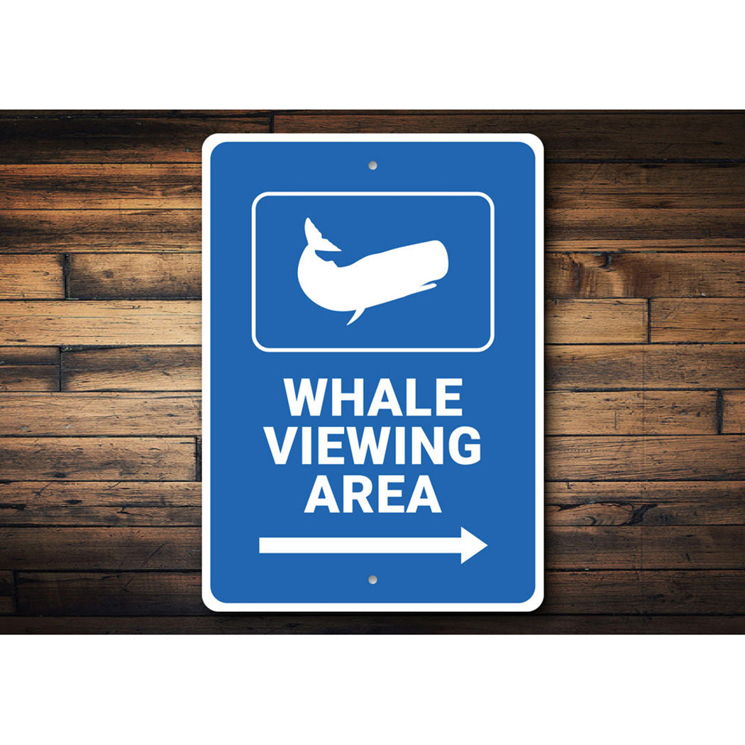 Whale Viewing Area Sign