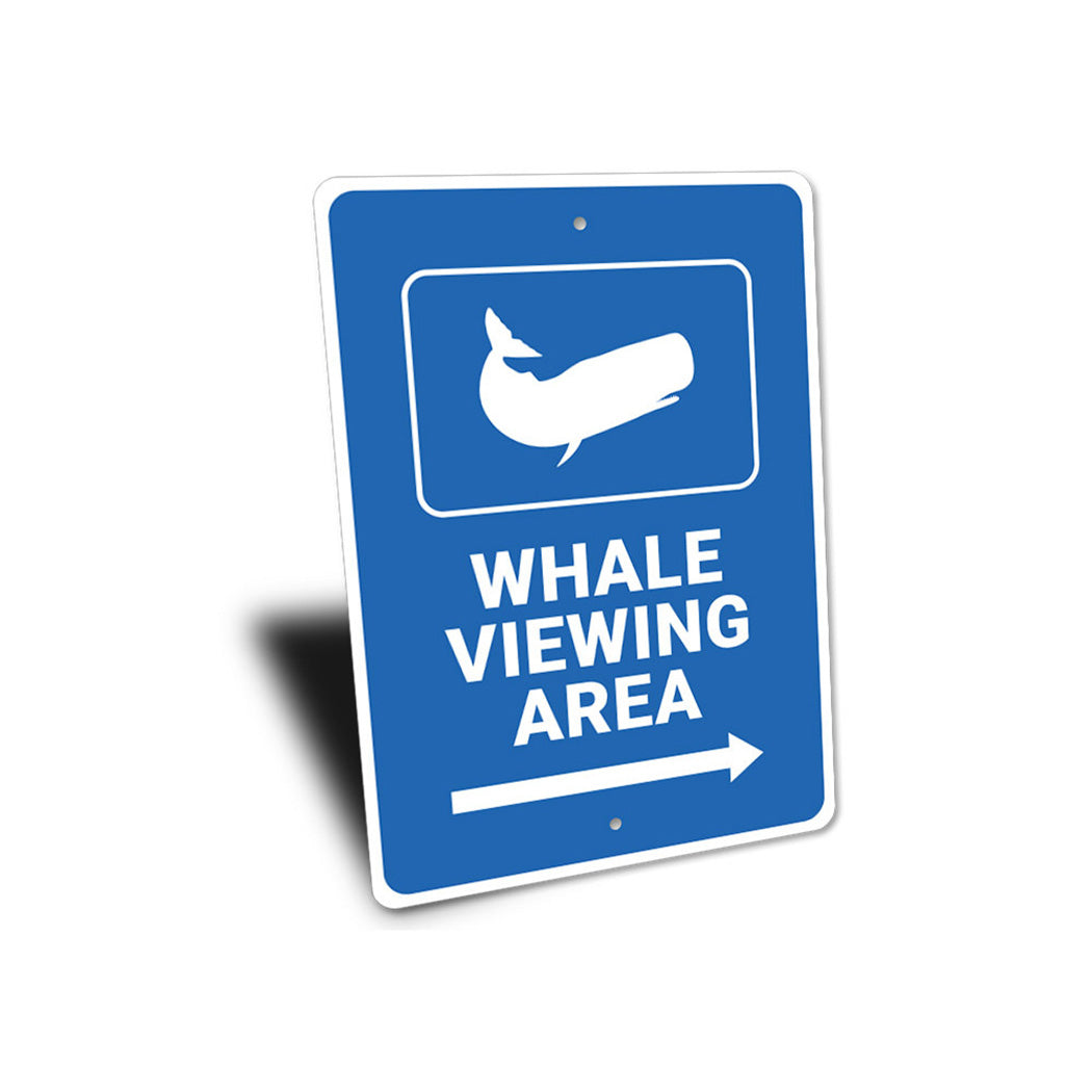 Whale Viewing Area Sign