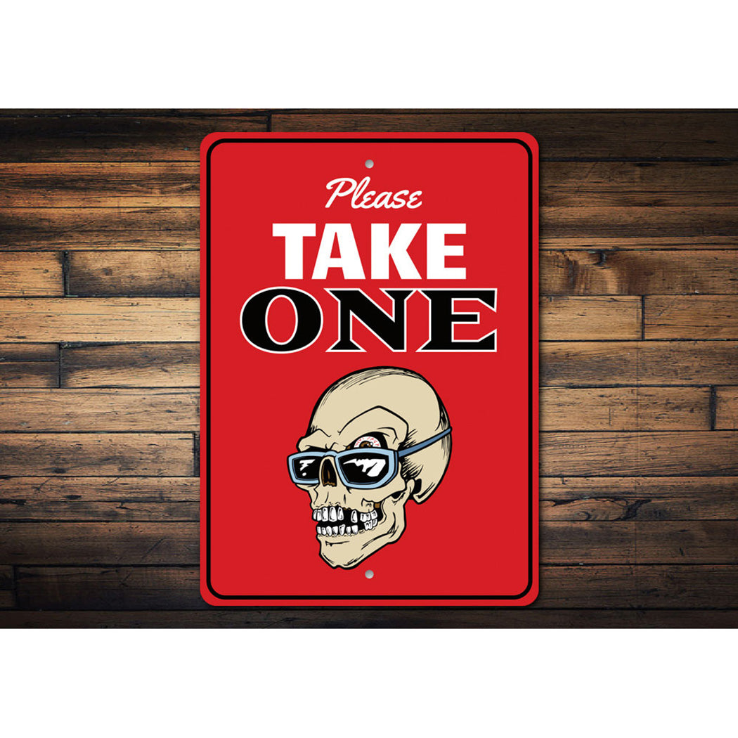 Please Take One Halloween Sign