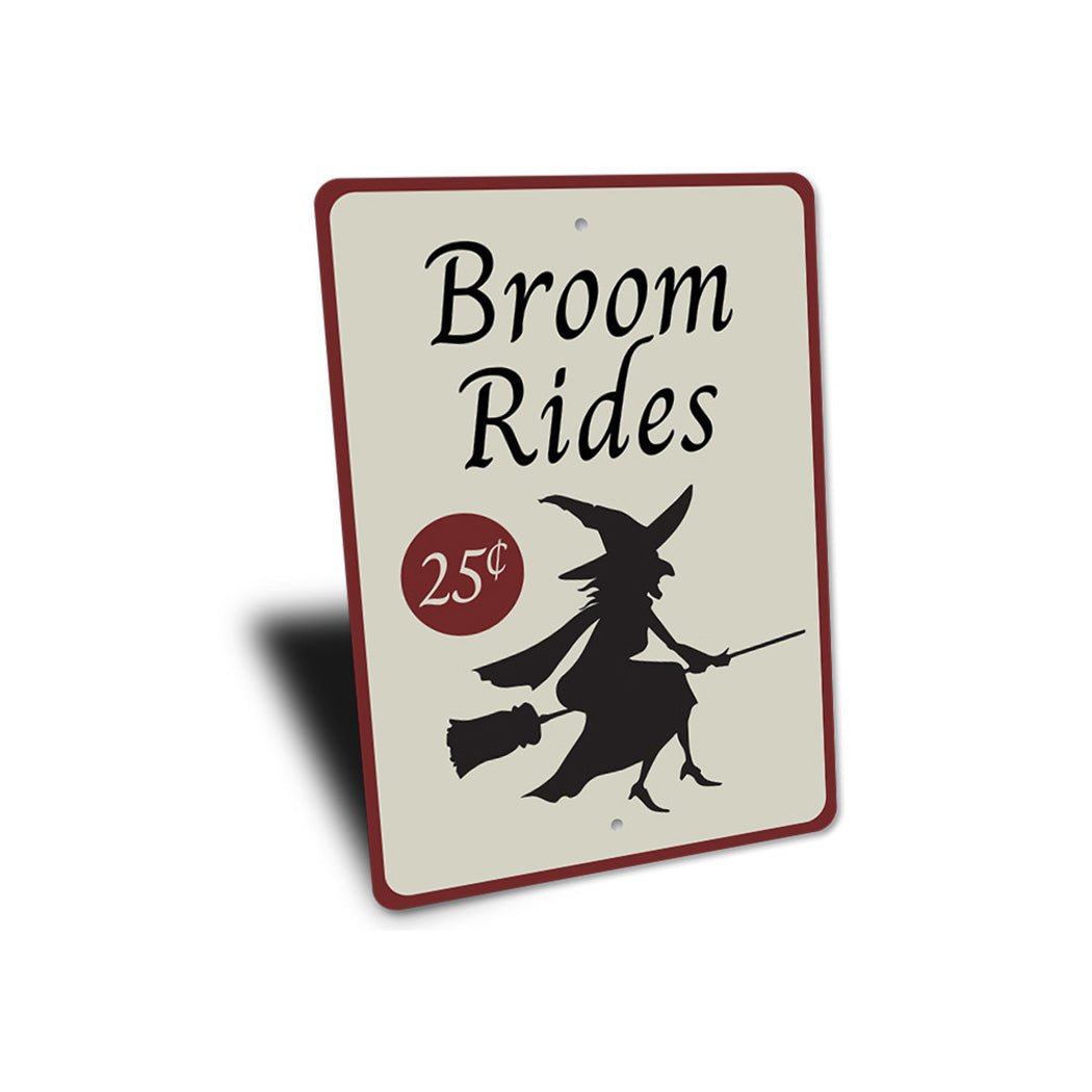 Broom Rides Sign