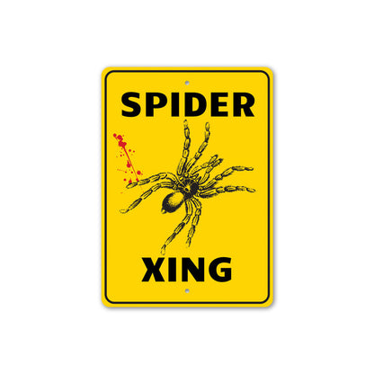 Spider Crossing Sign