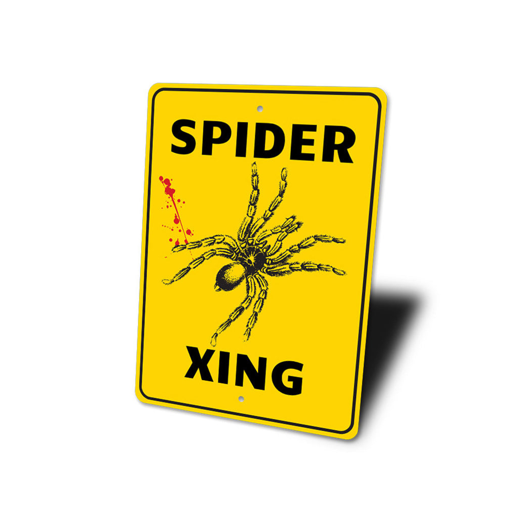 Spider Crossing Sign