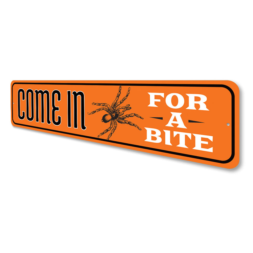 Spider Welcome Sign
