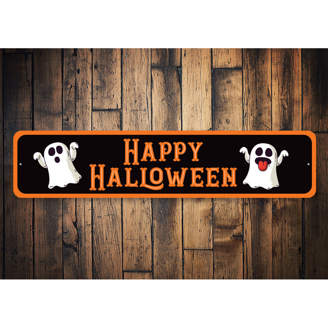 Happy Halloween Ghost Sign