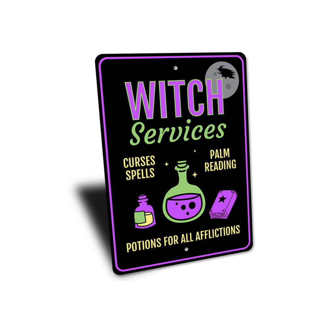 Witch Services Sign