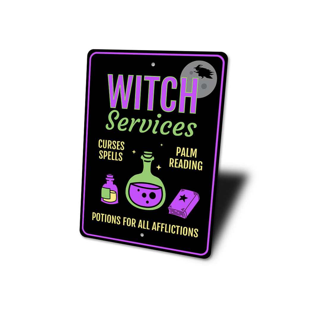 Witch Services Sign