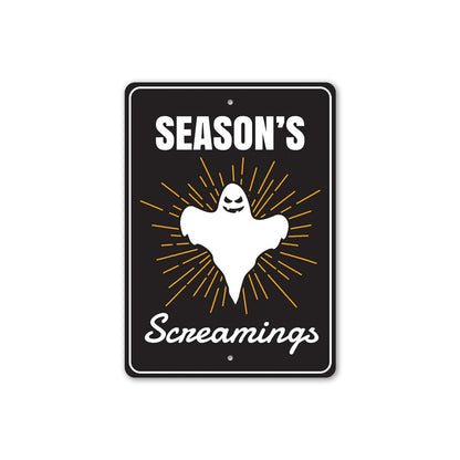 Season's Screamings Sign