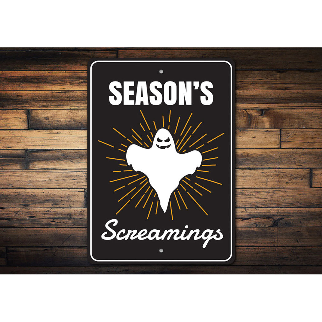 Season's Screamings Sign