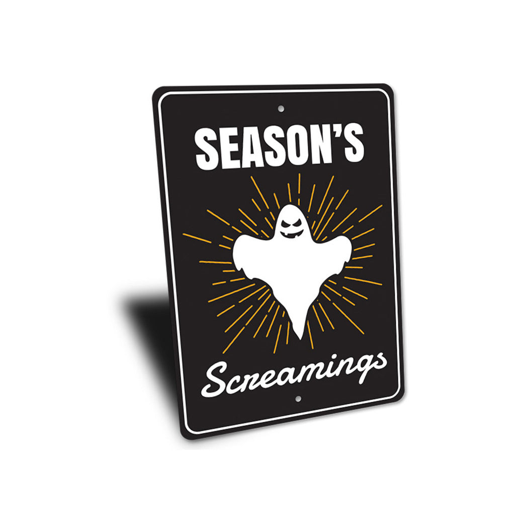 Season's Screamings Sign
