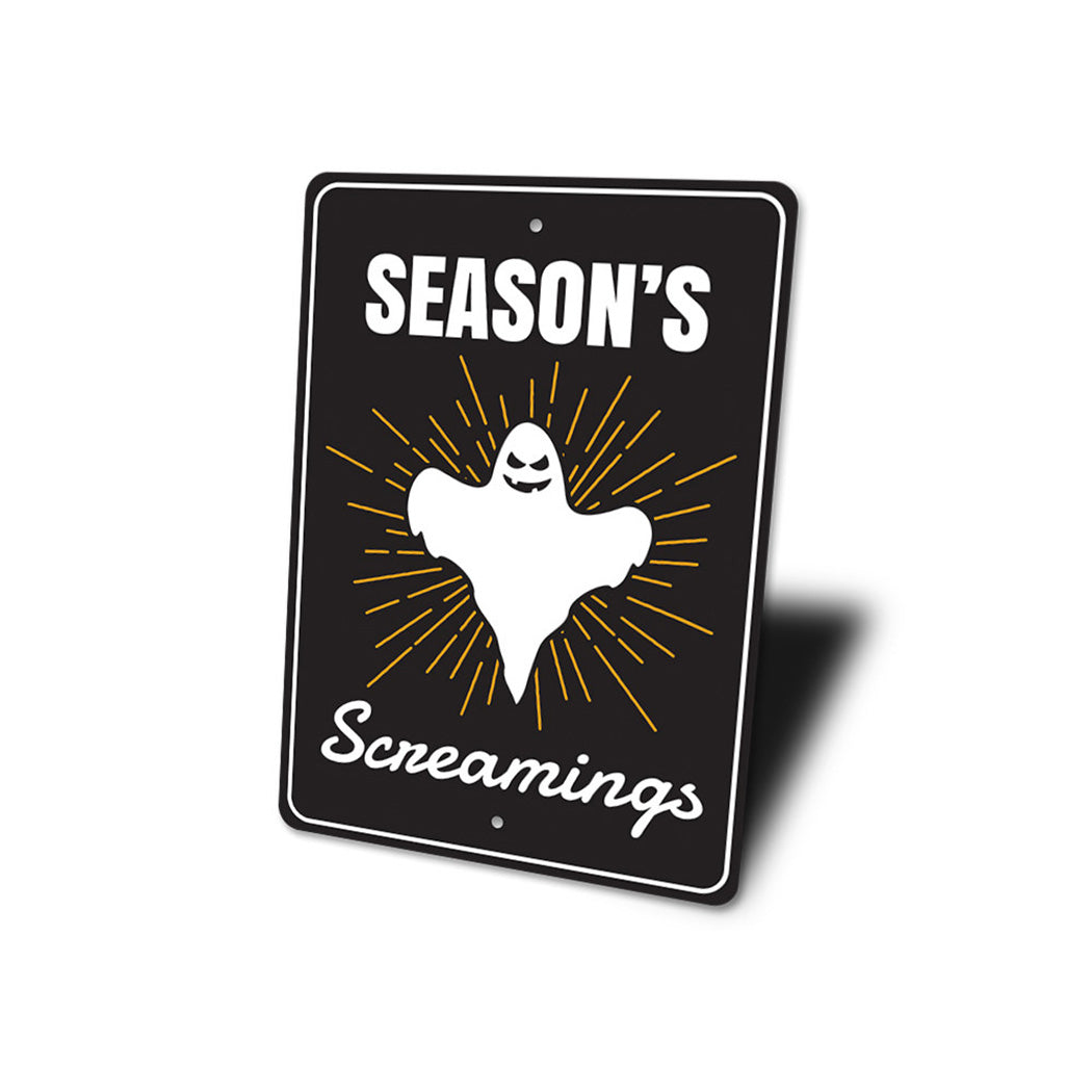 Season's Screamings Sign