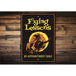 Flying Lessons Witch Sign