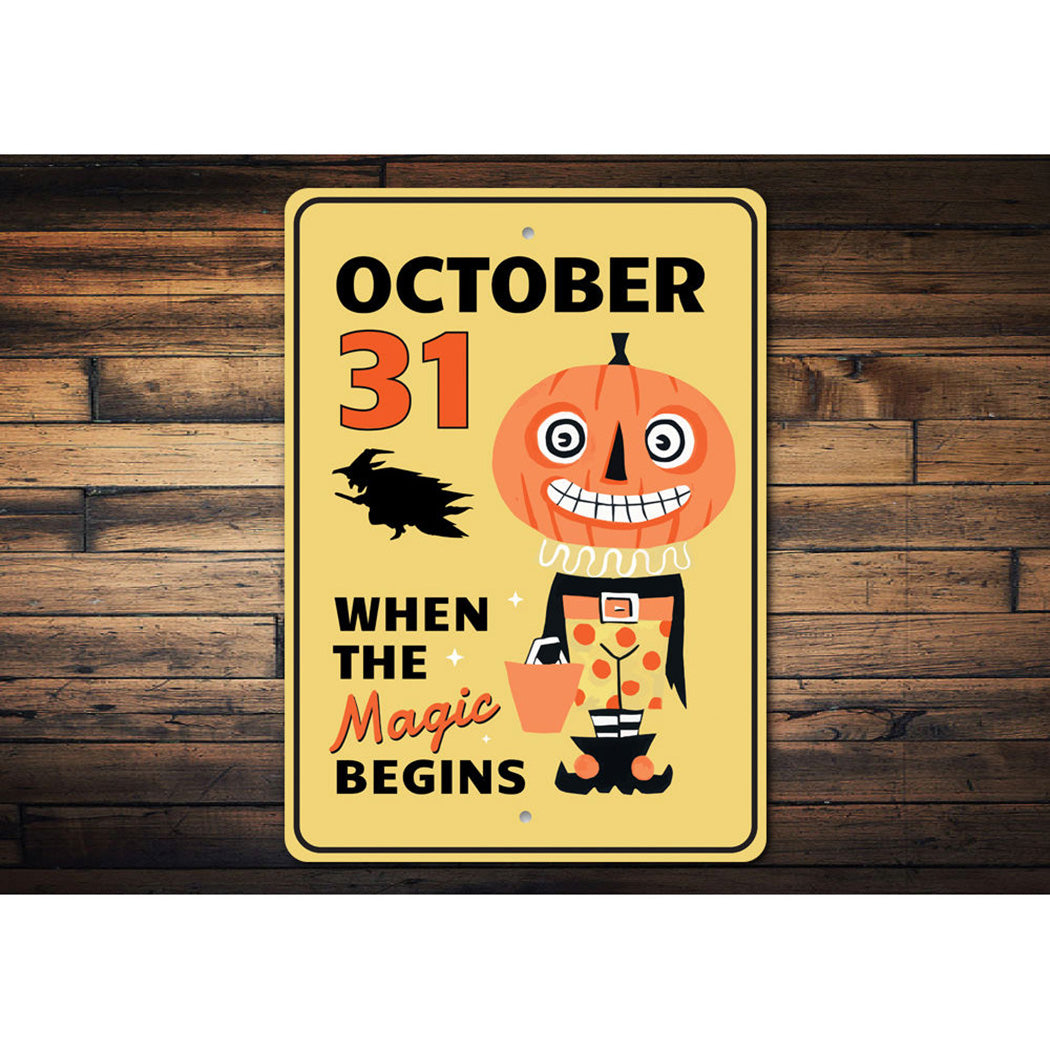 October 31 Sign