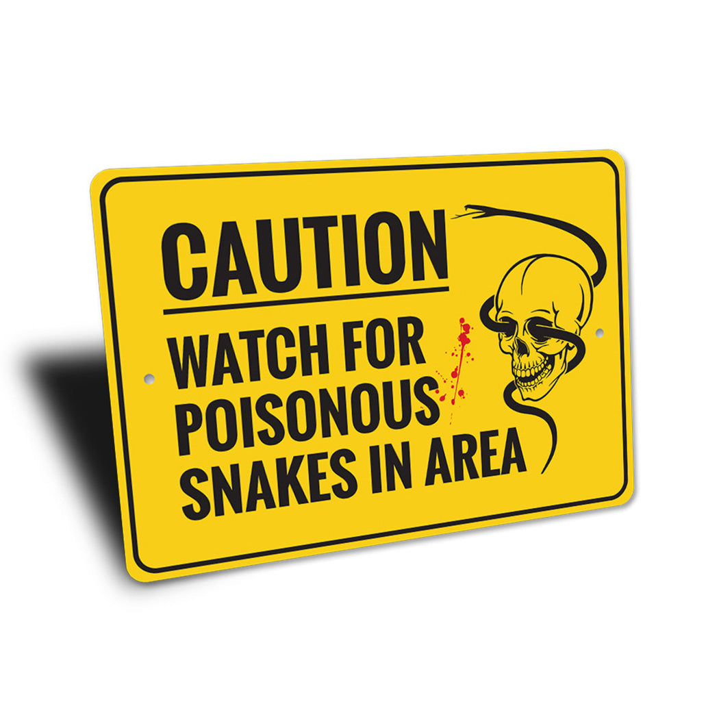 Poisonous Snakes Sign