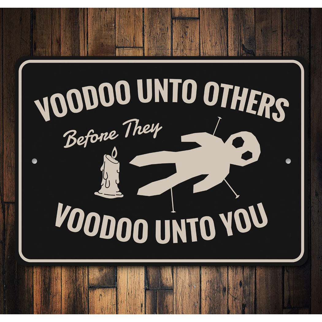 Halloween Voodoo Doll Sign