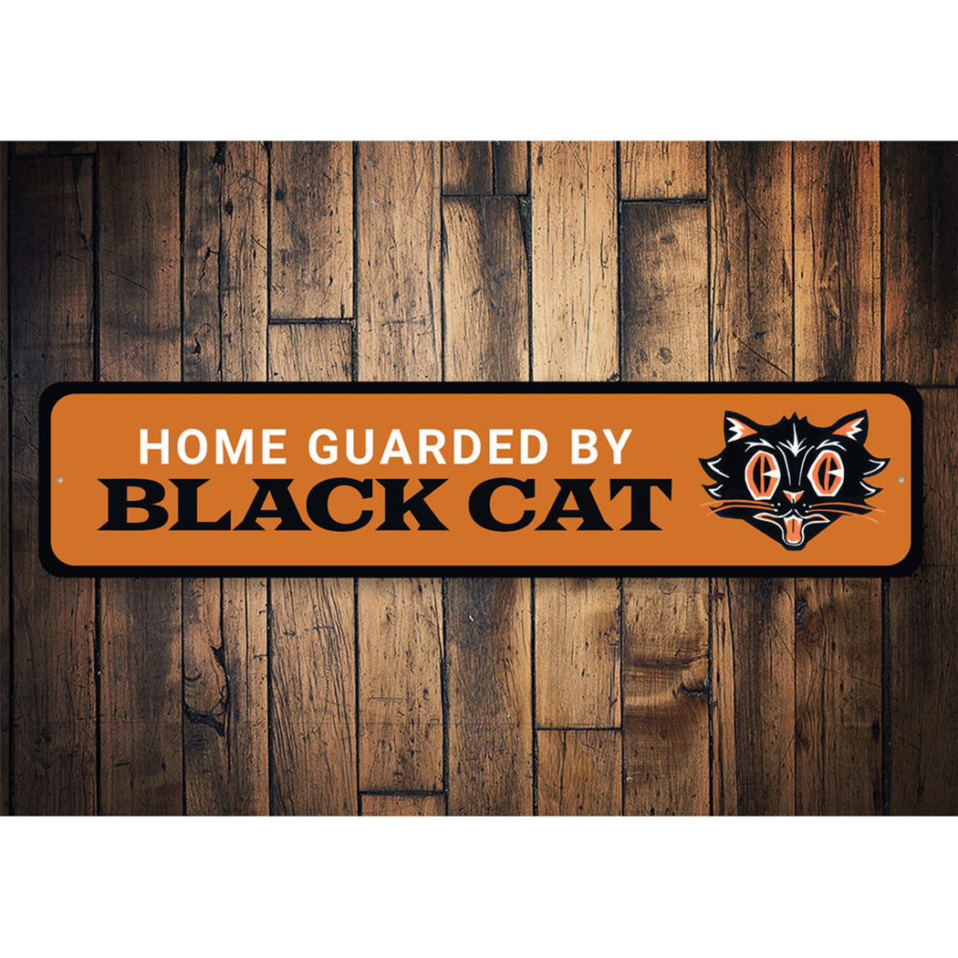 Home Black Cat Sign