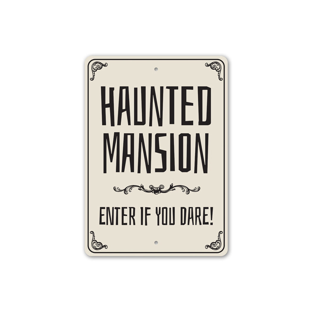 Haunted Mansion Entrance Sign