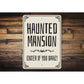 Haunted Mansion Entrance Sign
