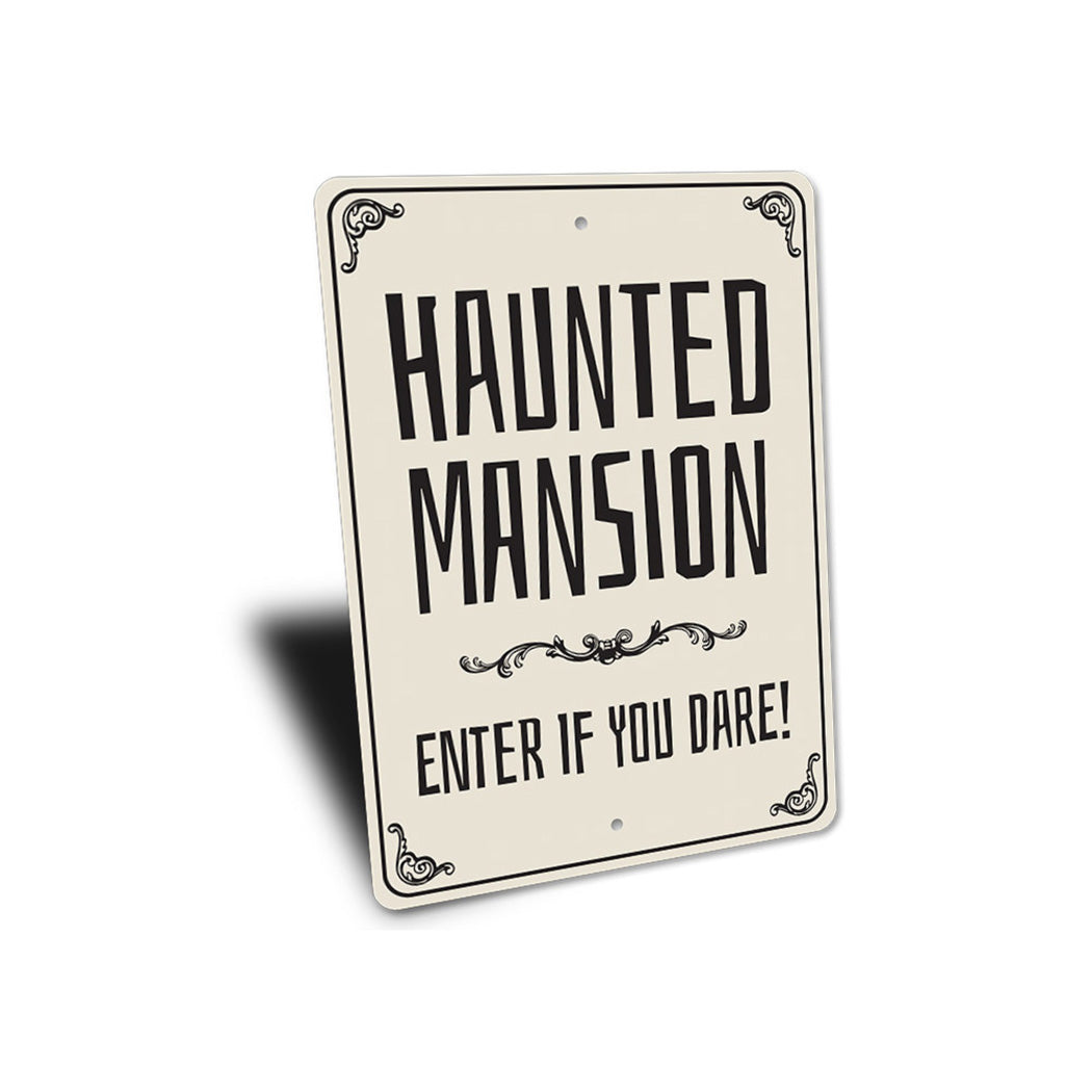 Haunted Mansion Entrance Sign