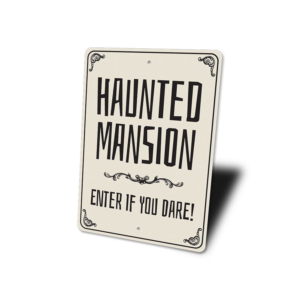 Haunted Mansion Entrance Sign