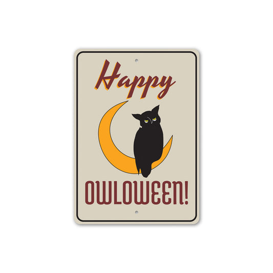 Happy Owloween Sign