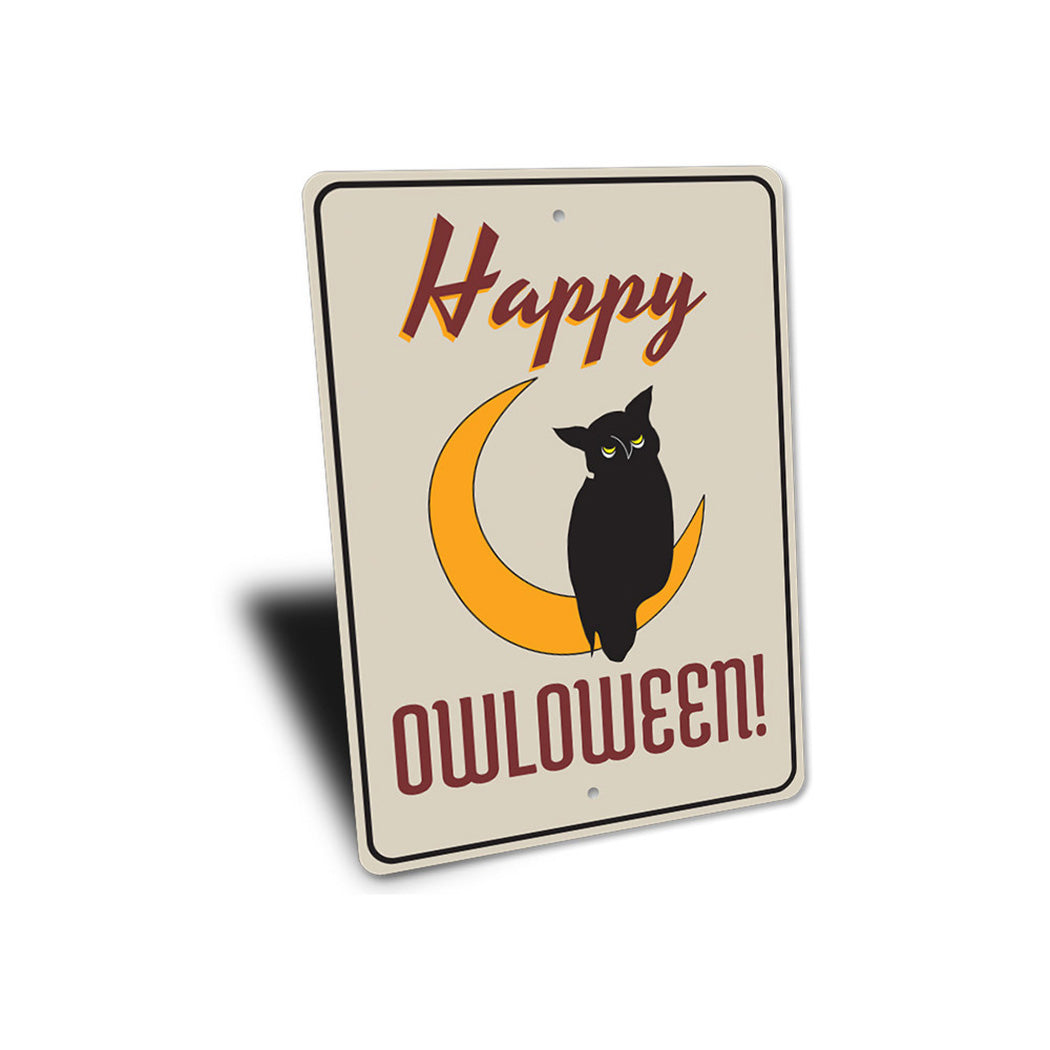 Happy Owloween Sign