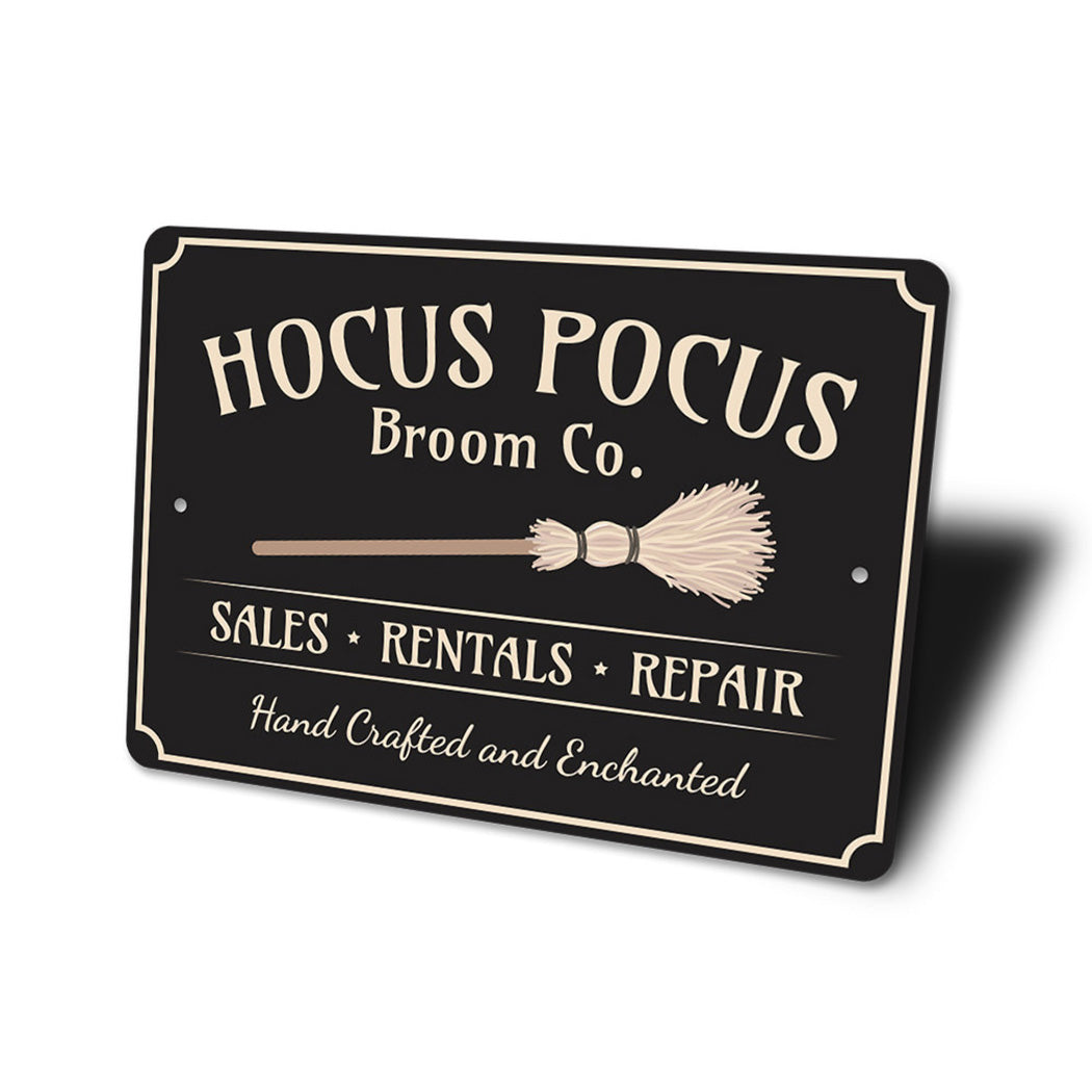 Hocus Pocus Broom Company Sign