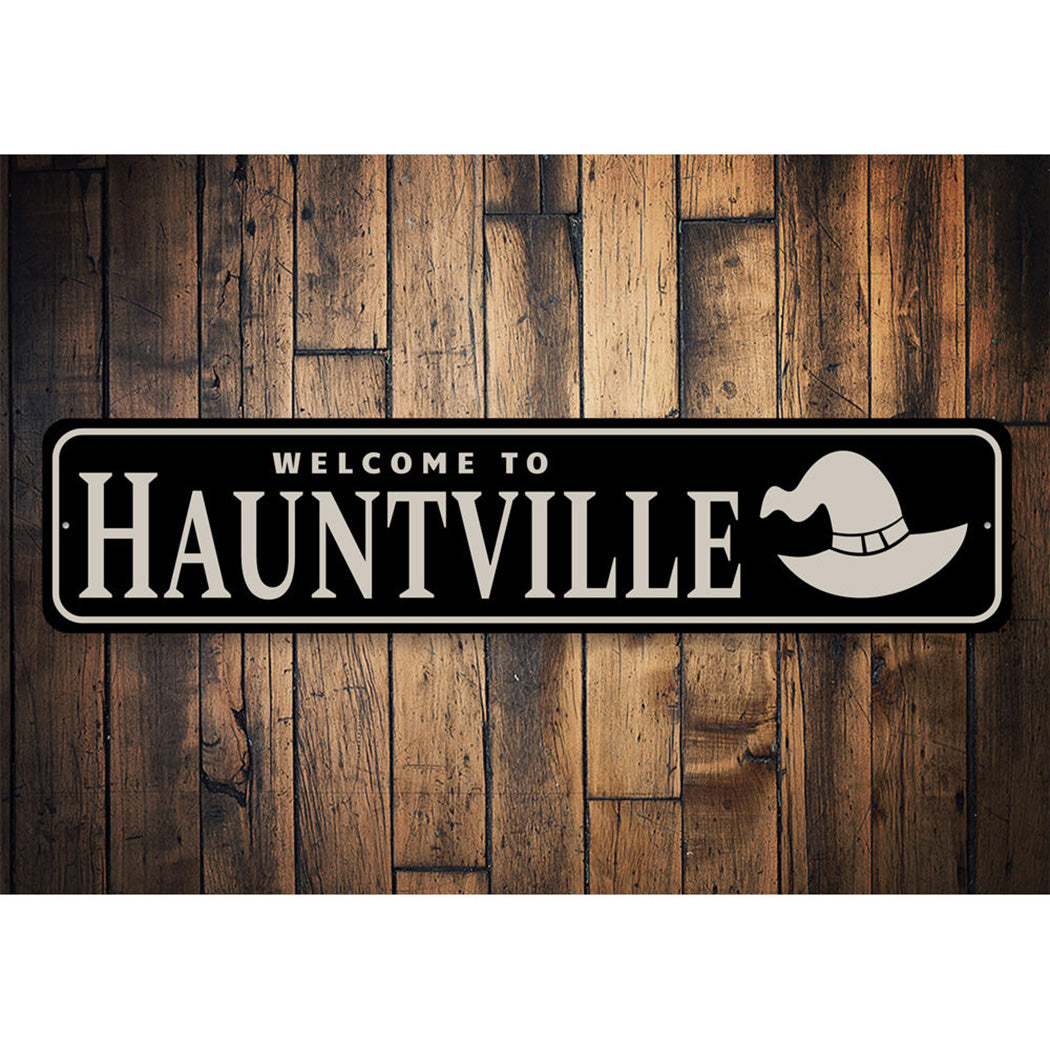 Hauntville Sign
