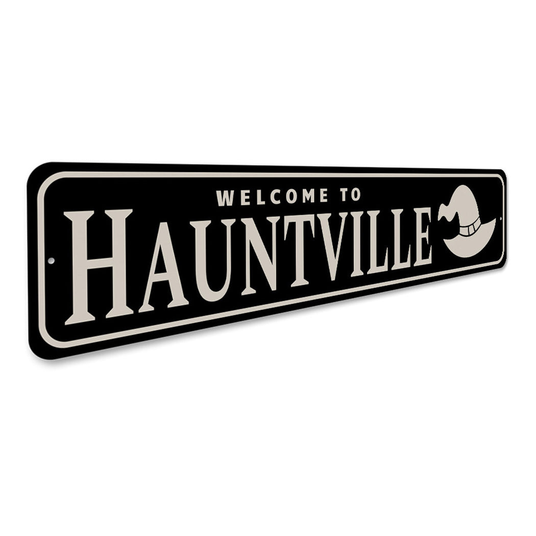 Hauntville Sign
