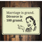 Funny Marriage Sign